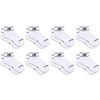 New Balance Kids’ Essential Cushioned Ankle Socks, 8 Pairs(White)