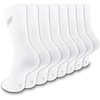 New Balance Kids’ Performance Cushioned Crew Socks, 8 Pairs(White)