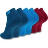 New Balance Unisex Adult Everyday Cushioned Low Cut Socks, 6 Pairs(Blue Assorted)