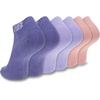 New Balance Unisex Adult Everyday Cushioned Low Cut Socks, 6 Pairs(Lavender Assorted)