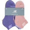 New Balance Unisex Adult Everyday Cushioned Low Cut Socks, 6 Pairs(Lavender Assorted)