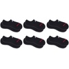 New Balance Unisex Adult Everyday Cushioned No Show Socks, 6 Pairs(Black)