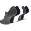 New Balance Unisex Adult Everyday Cushioned No Show Socks, 6 Pairs(Black Assorted)