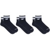New Balance Unisex Adult Performance Ankle Running Socks, 3 Pairs(Black)