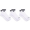 New Balance Unisex Adult Performance Ankle Running Socks, 3 Pairs(White)