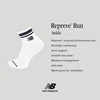 New Balance Unisex Adult Performance Ankle Running Socks, 3 Pairs(White)