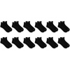 New Balance Unisex Adult Performance Cushioned Low Cut Socks, 6-12 Pairs(Black (12 Pairs))