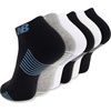 New Balance Unisex Adult Performance Cushioned Low Cut Socks, 6-12 Pairs(Gray Assorted (6 Pairs))