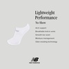 New Balance Unisex Adult Performance Flat Knit No Show Socks, 6 Pairs(Bright Assorted)