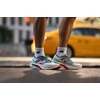 New Balance Unisex Adult Performance Recycled Ankle Socks, 6 Pairs(White)