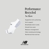 New Balance Unisex Adult Performance Recycled No Show Socks, 6 Pairs(Black)