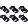 New Balance Unisex Adult Performance Recycled No Show Socks, 6 Pairs(Black)