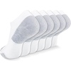 New Balance Unisex Adult Performance Recycled No Show Socks, 6 Pairs(White)