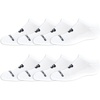 New Balance Kids’ Essential Cushioned No Show Socks, 8 Pairs(White)