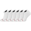 New Balance Unisex Adult Everyday Cushioned Low Cut Socks, 6 Pairs(White)