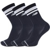 New Balance Unisex Adult Performance Mid Calf Running Socks, 3 Pairs(Black)