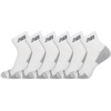 New Balance Unisex Adult Performance Recycled Ankle Socks, 6 Pairs(White)