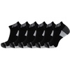 New Balance Unisex Adult Performance Recycled Low Cut Socks, 6 Pairs(Black)